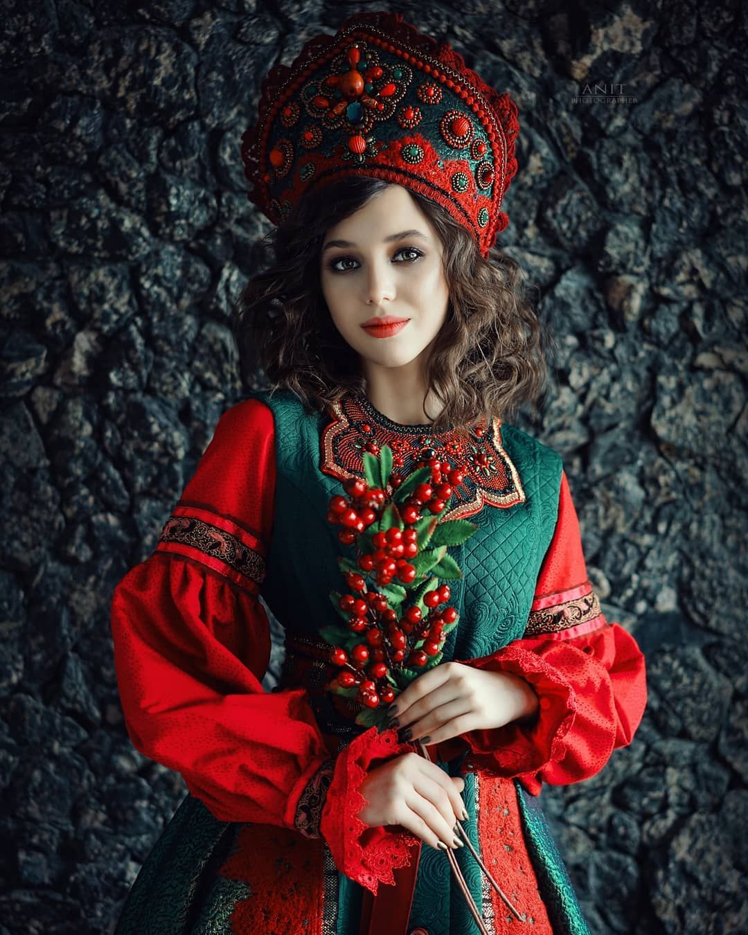 Nude girl Women in Slavic costumes in Zibo